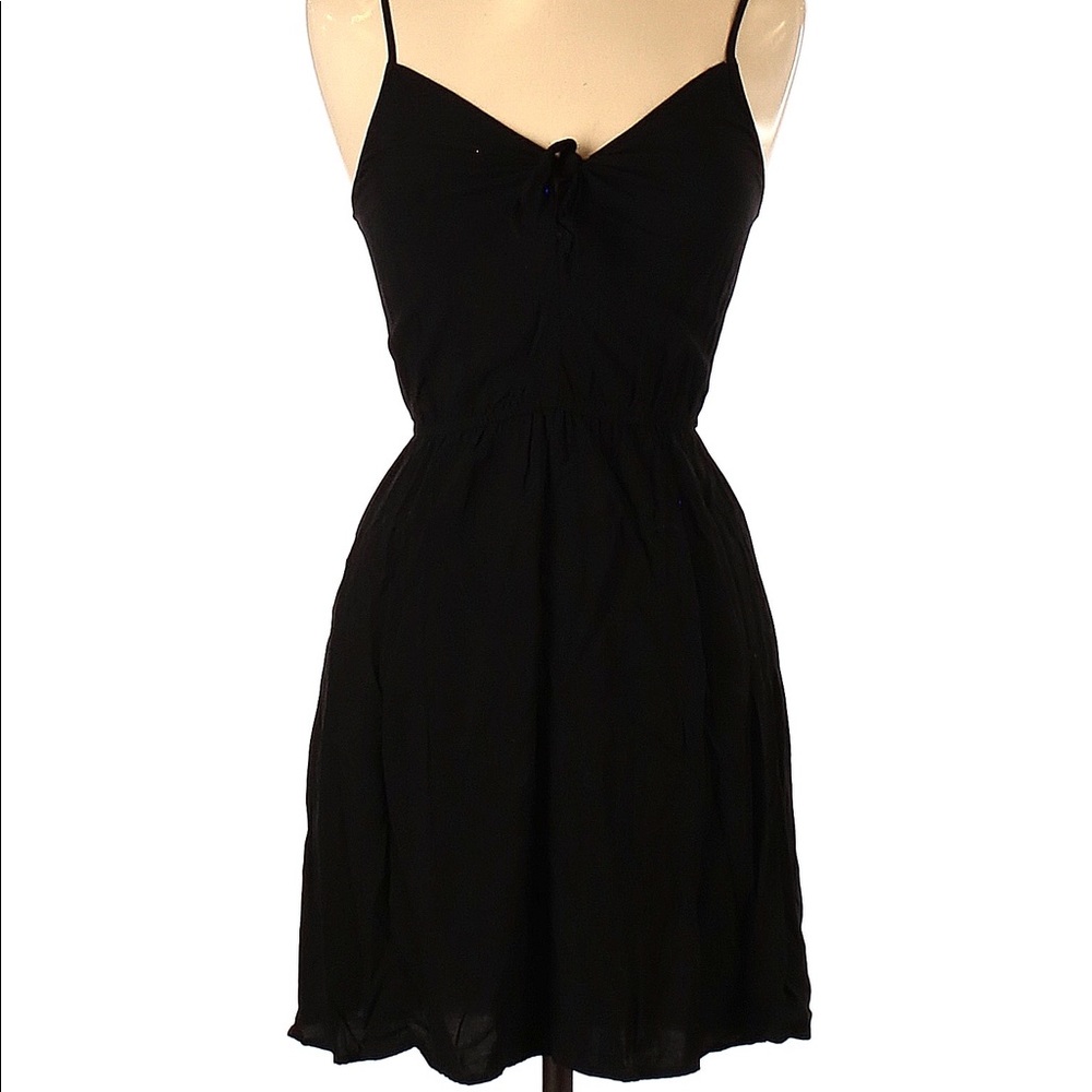 Casual black strapped dress size 12 DIVIDED H&M